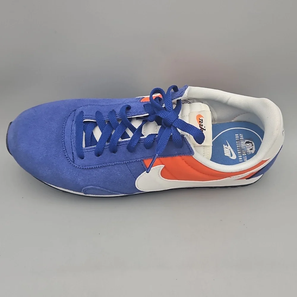 Nike Pre Montreal Men's Blue and Orange Sneakers Size 9.5